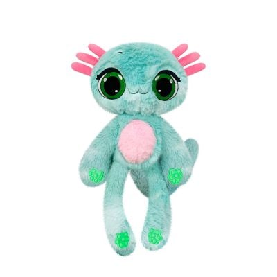 N00002005_WHACKY WATERMELON AXOLOTL 815887028746 Ароматизирана мини плюшена играчка, Bubble Pops, S1, Whacky Watermelon Axolotl, 23 см