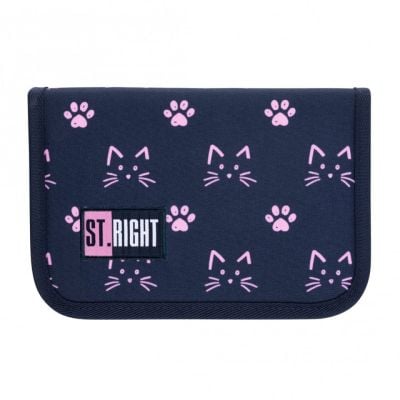 Необорудван моливник с 1 отделение и 2 удължения, St Majewski, St Right, Cats And Paws