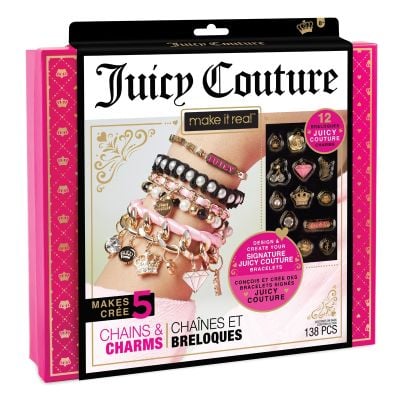Комплект гривни Juicy Couture Chains and Charms, Make It Real, 138 части