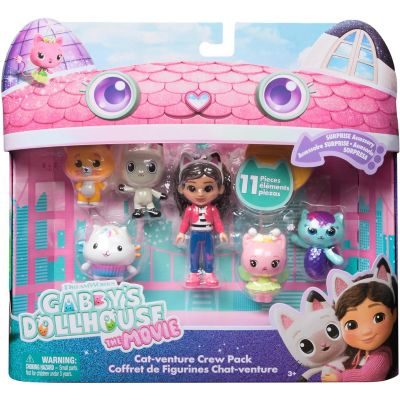 Комплект мини фигурки, Gabbys Dollhouse, Cat-venture Crew, 6072633