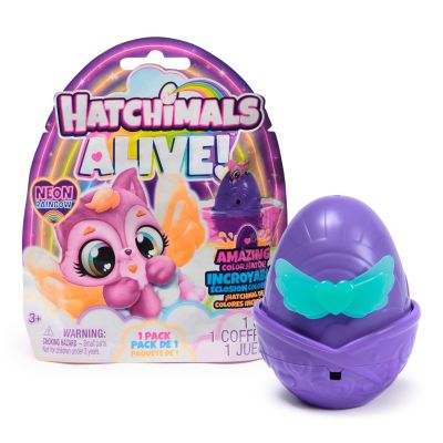 Фигурка изненада, Hatchimal,  Alive Neon Rainbow, 6072752