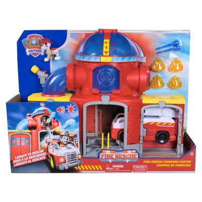 Комплект за игра с превозно средство, Paw Patrol, Fire Rescue Command Centre, 6073760