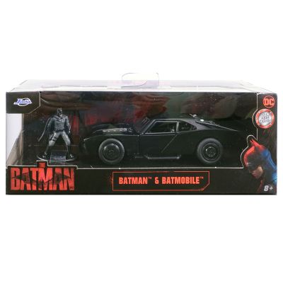 Комплект кола и фигурка от метал, Jada, Batman и Batmobile 2022, 1:32