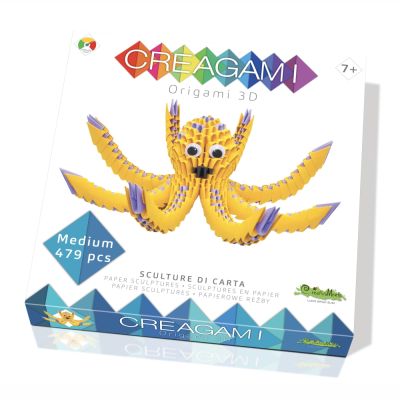 3D игра, Оригами Октопод, Creagami, 479 части