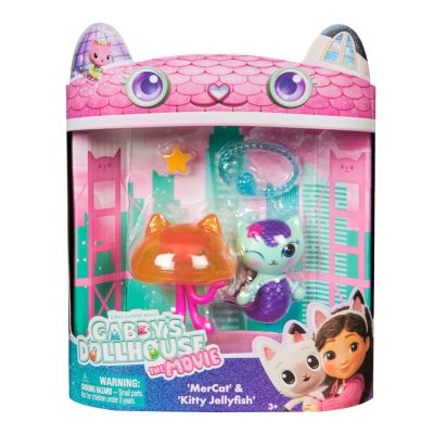 Комплект 2 фигурки, Gabbys Dollhouse, Mercat and Kitty Jellyfish, 6074329