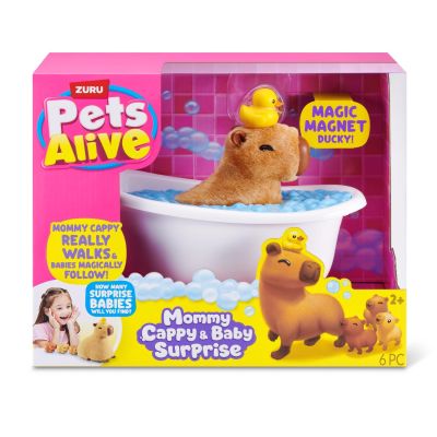 Интерактивен комплект за игра, Pets Alive, Мама Капибара и нейните малки
