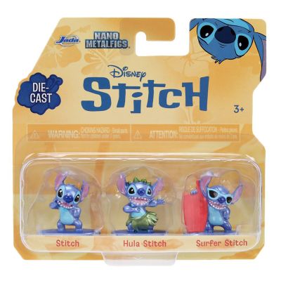 Комплект 3 фигурки, Jada, Disney Stitch, 4 см