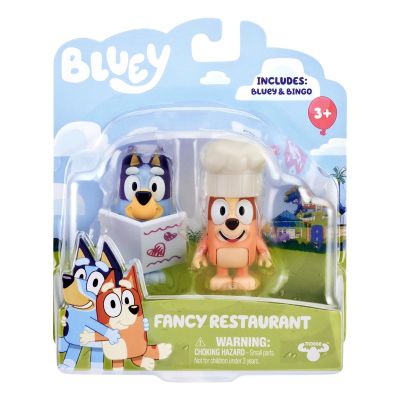 Комплект 2 фигурки, Bluey, Изискан ресторант