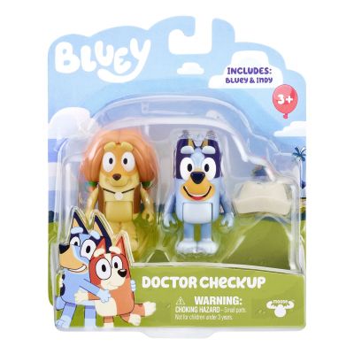 Комплект 2 фигурки, Bluey, На доктор