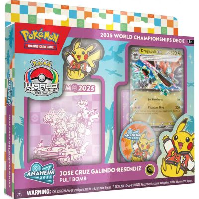 Комплект карти за игра, Pokemon TCG, 2025 World Championship Decks, Jose Cruz Galindo-Resendiz