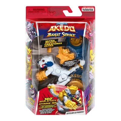 Фигурка Ultra Beast, Akedo, Beast Strike, Ripclaw Alphawolf, S6