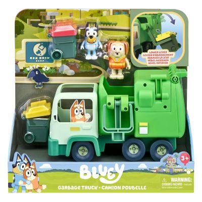 Комплект за игра с 2 фигурки, Bluey, Garbage Truck