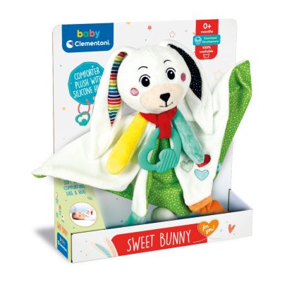 Плюшена играчка за количка, Clementoni, Зайче