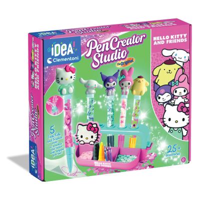 Комплект за създаване на 5 химикала, Clementoni Idea, Hello Kitty, 25 аксесоара