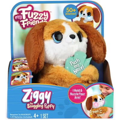 Интерактивна плюшена играчка My Fuzzy Friends, Ziggy the Snuggling Puppy