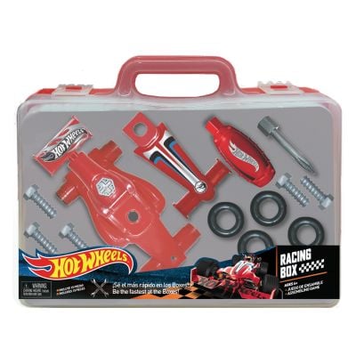 Комплект за сглобяване на количка, Racing Box, Hot Wheels, 15 части, HW225