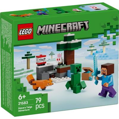 LEGO® Minecraft - Приключението на Стив в тайгата (21583)