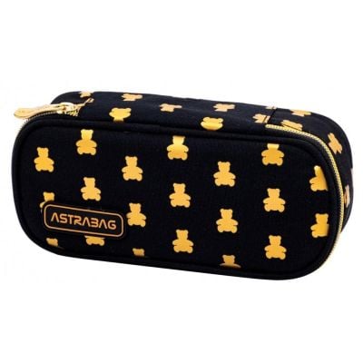 Моливник с 1 отделение, AstraBag, Golden Teddy
