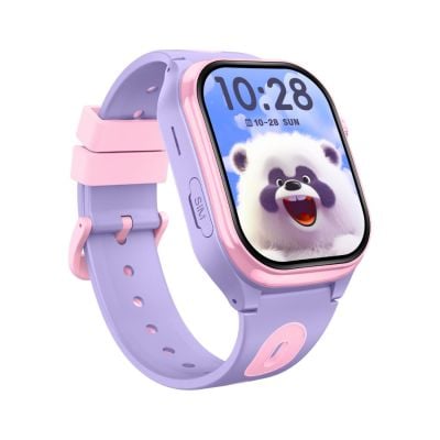 Часовник smartwatch, Tabby Boo, Smartwatch Vision, 4G, GPS, Екран HD Curbat 2 инча, Purple