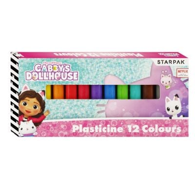 Пластилин Starpak, Gabbys Dollhouse, 12 цвята