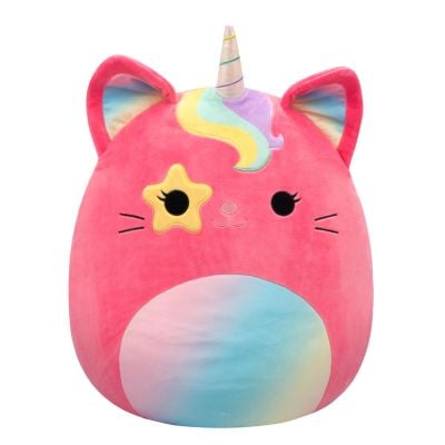 Плюшена играчка, Squishmallows, Коте Еднорог Сиена, 35 см