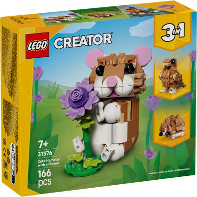 LEGO® Creator - Сладък хамстер с цвете (31376)