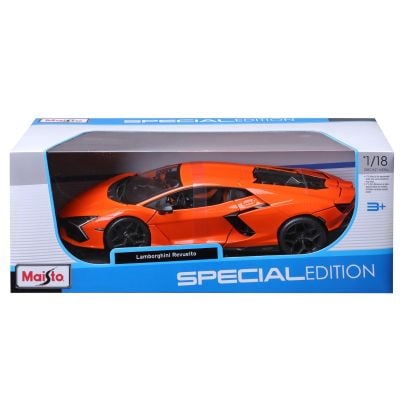 Метална количка, Maisto, Lamborghini Revuelto, 1:18, Оранжева