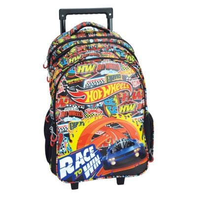 Раница тип куфар с 3 отделения, Hot Wheels, Race to Win