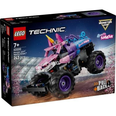LEGO® Technic - Monster Jam™ Sparkle Smash™ с издърпване назад (42220)