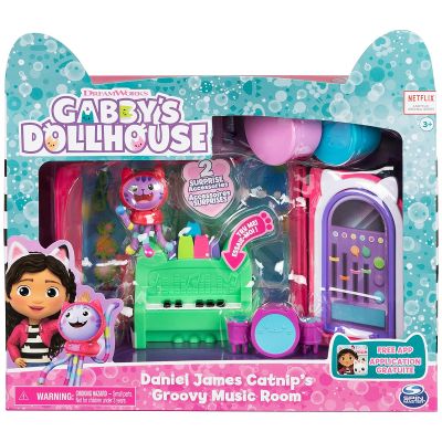 Комплект за игра Gabbys Dollhouse, Музикалната стая на Daniel James Catnip, 20145703