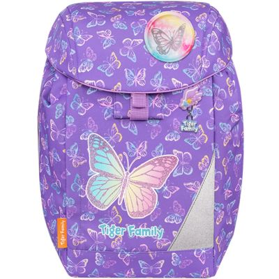 Раница, необорудвана Eggie, Tiger Family, модел Butterflies & Rainbows