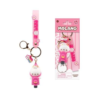 Ключодържател с висулка и каишка, Yume, Molang Scooter Series