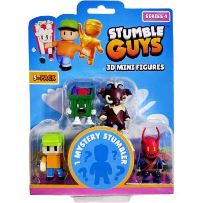 Комплект 5 мини 3D фигурки, Stumble Guys, S4