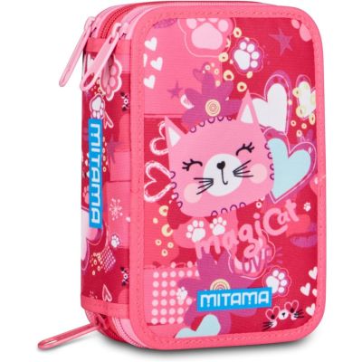 Ученически несесер с 3 отделения и принадлежности, Mitama, Triplo, CuddlyKitten