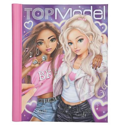 Книжка за оцветяване с LED светлини и звуци, Depesche, TopModel, My Bff