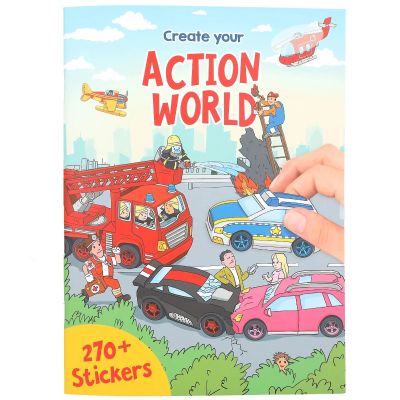Книжка със стикери, Depesche, Action World