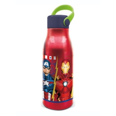 Алуминиева бутилка с дръжка, Stor, Avengers, 760 мл