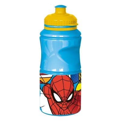 Пластмасова спортна бутилка, Stor, Spiderman, 380 мл