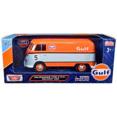 Кола Motormax, Volkswagen Type 2 (T1) Delivery Van Gulf, 1:24