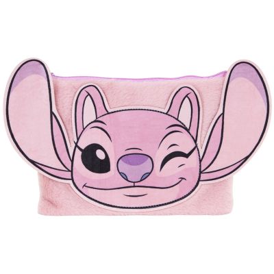 Пухкав и оборудван моливник, Disney Stitch, Розов