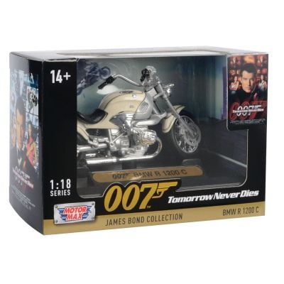 Мотоциклет Motormax, BMW R 1200 C James Bond, 1:18