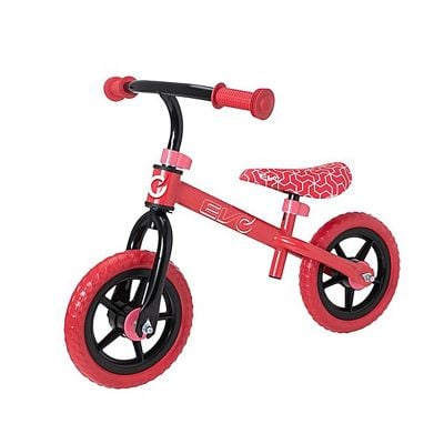 Велосипед без педали, Evo, Balance Bike, 10 инча, Червен