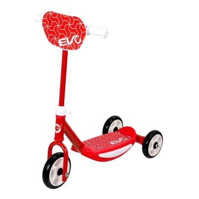 Тротинетка с 3 колела, Evo, Tri Scooter, Червена
