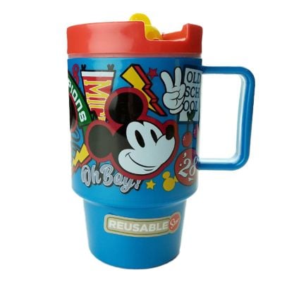 Чаша със сламка, Disney Mickey Mouse, 530 мл