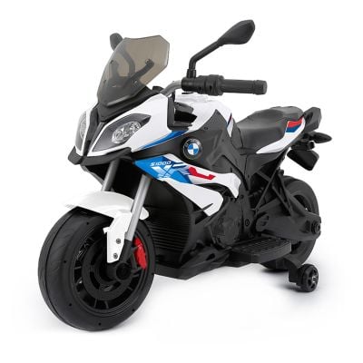 Електрическа кола Rastar, BMW S 1000 XR, 12 V, Бяла
