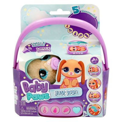 Интерактивна плюшена играчка, Baby Paws, Just Born