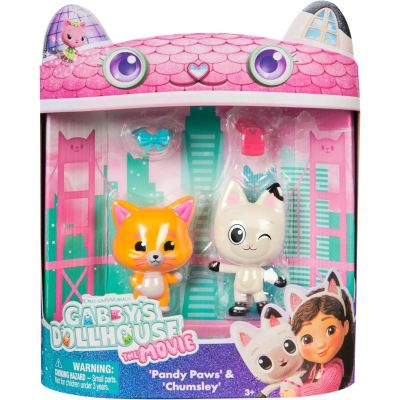 Комплект 2 фигурки, Gabbys Dollhouse, Pandy Paws и Chumsley, 6074578