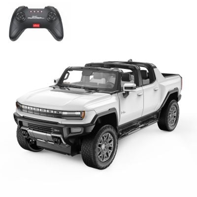 Количка с дистанционно, Rastar, Hummer EV, 1:16, Бяла