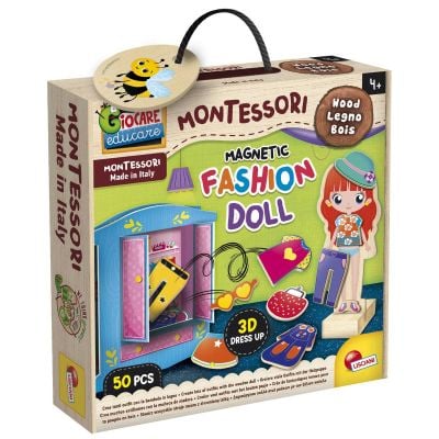 Магнитна игра, Lisciani Montessori, Модна кукла