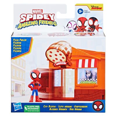 Комплект за игра с фигурка, Spidey, Pizza Parlor, F8360